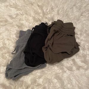 3 pack Under Belly French Terry Lounge Maternity Shorts